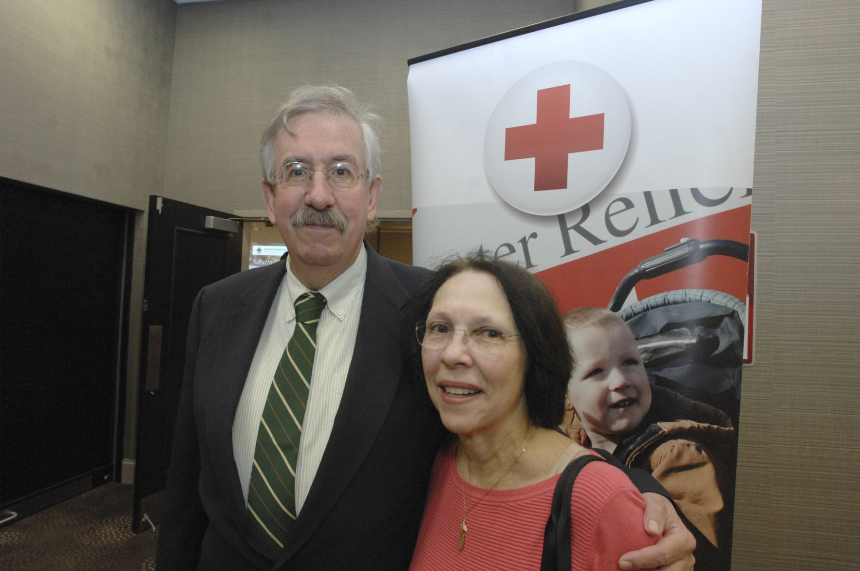 WJBC Don Munson Spirit of McLean County Award winner Greg Koos with wife Carol